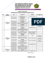 Jadwal Kegiatan Kemah