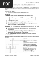 Technical and Operational Definitions Slem