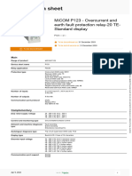 MiCOM P12x - P123 - 2