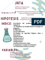 Documento A4 Portada Investigación Física y Química Ilustrado Naranja