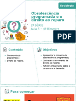 Obsolescência Programada e o Direito Ao Reparo: 2 Série Aula 5 - 4 Bimestre