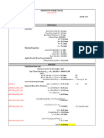 Design of Base Plate