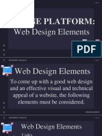 LESSON 2 Online Platforms Web Design Elements