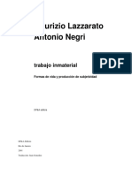 Lazaratto y Negri trabajo inmaterial