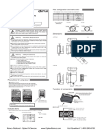 Optex cd-22 rs485 Manual