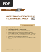 Overview of Audit of Public Sector Undertakings: After Studying This Chapter, You Will Be Able To