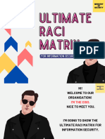 Ultimate Infosec RACI Matrix