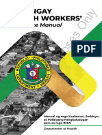 BHW Reference Manual and Playbook - Tagalog