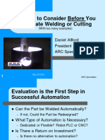9 Points To Consider Before You Automate Welding and Cutting