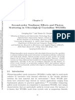 Second-Order Nonlinear Effects and Photon Scattering in Ultra-High