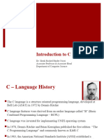 Lecture-1.1-Introduction To C
