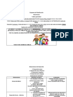 Planificacion Por Centro de Interes Mes de Noviembre