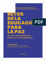 Retos de La Educacion para La Paz