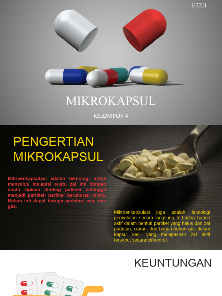 Teknologi Mikroenkapsulasi dan Aplikasinya | PDF | Kesehatan Holistik ...