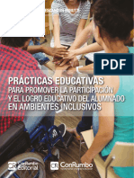 Practicas Educativas para Promov Er La Participación y El Logro Educativo Del Alumnado en Ambientes Inclusivos - YUC