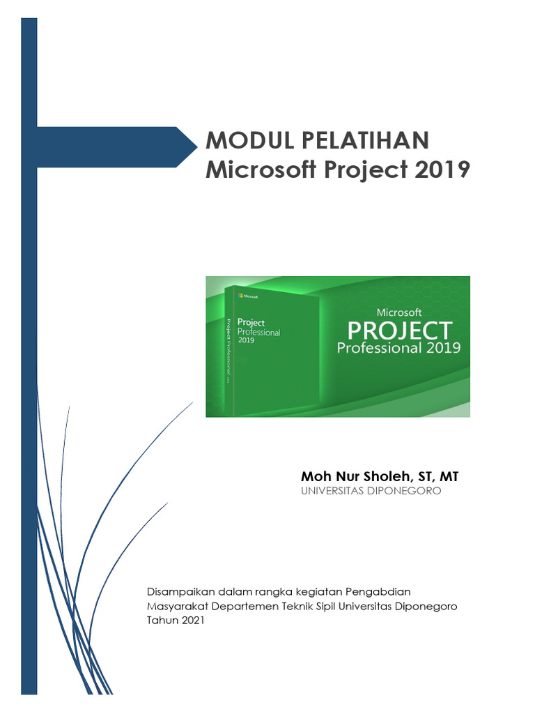 Modul Pelatihan Microsoft Project 2019 | PDF
