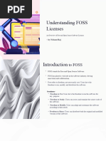 Understanding FOSS Licenses