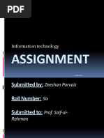 Assignment