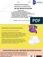 Exposición de Informe de Investigación