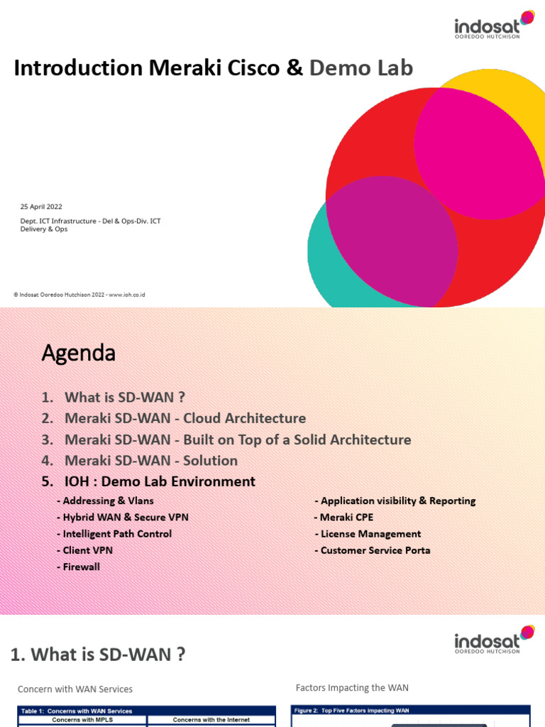 Meraki SD-WAN Demo Lab Overview | PDF | Cloud Computing | Virtual ...