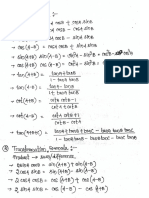 Trigonometry Formulae 