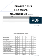 Horarios de Clases 2023 B 9 Junio 2023