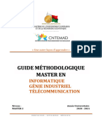 Guide de Redaction M2 Informatique Genie Industriel Telecommunication