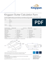 Kingspan Gutter Calculation Form en GB Ie