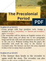 The Precolonial Period