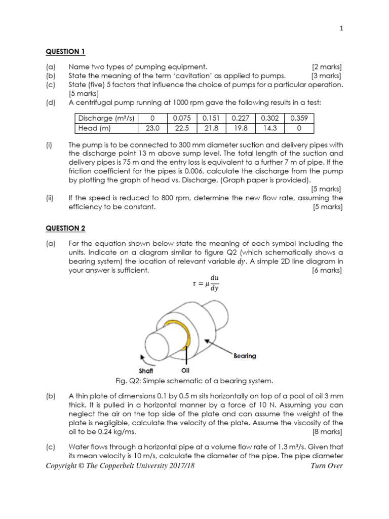 Ce 311 Fluid Mechanics Pdf Pump Fluid Dynamics
