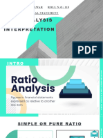 Ratio Analysis AND Interpretation