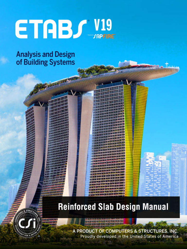 ETABS RC Slab Design | PDF | Bending | Reinforced Concrete