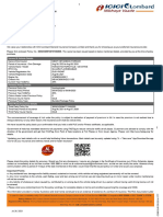 Sub: Risk Assumption Letter: Insured & Vehicle Details