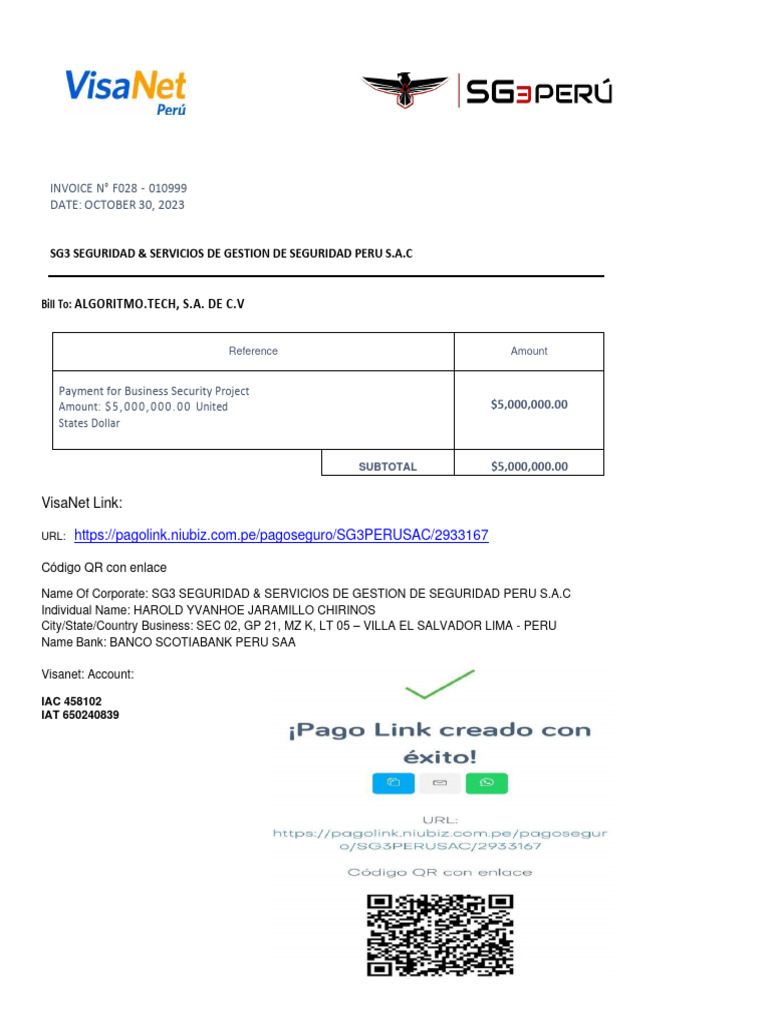 VisaNet-Algoritmo Tech | PDF