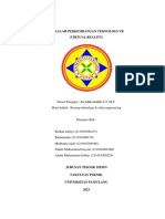 Makalah Perkembangan Teknologi VR Klompok 6 PDF