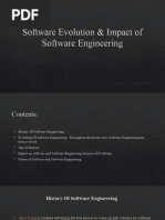 Presentation On Evolution and Imapct of Software Engineering