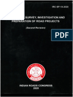3. IRC SP 19-2020 Manual for Survey,Investigation and Preparation of Road Projects (Second Revision)