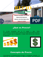 Pablo Mercadotecnia Proyecto de Precio.