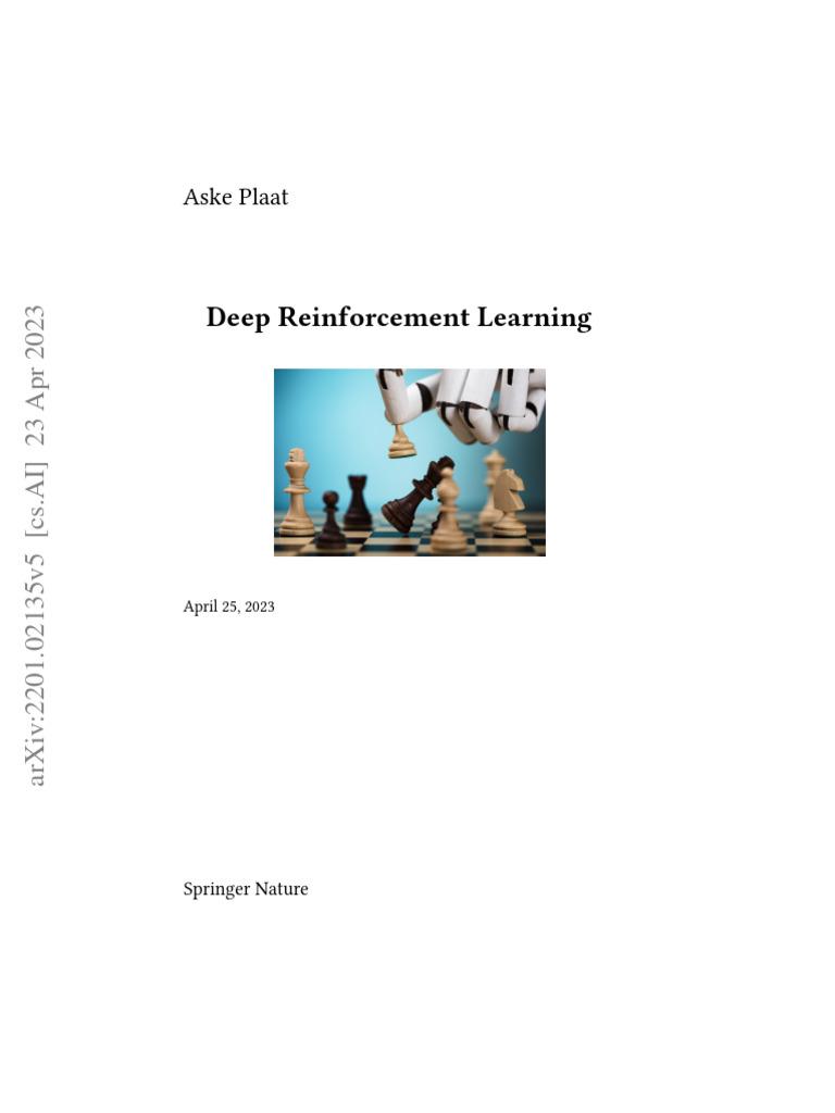 Deep Reinforcement Learning PDF Computer Science