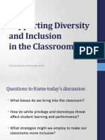 Supporting Diversity Inclusion Clas