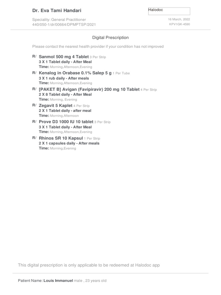 Prescription | PDF