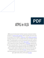 ATPG in VLSI