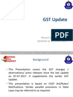 GST Update As 0n 15.07.2017
