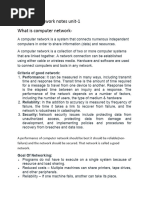 Computer Network Notes Unit-1-1