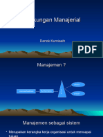 Pertemuan 6. Lingkungan Manajerial