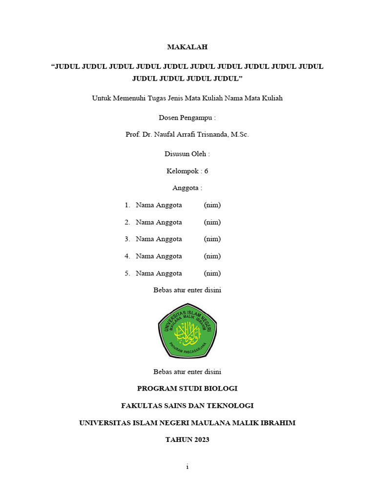 Template Makalah PDF