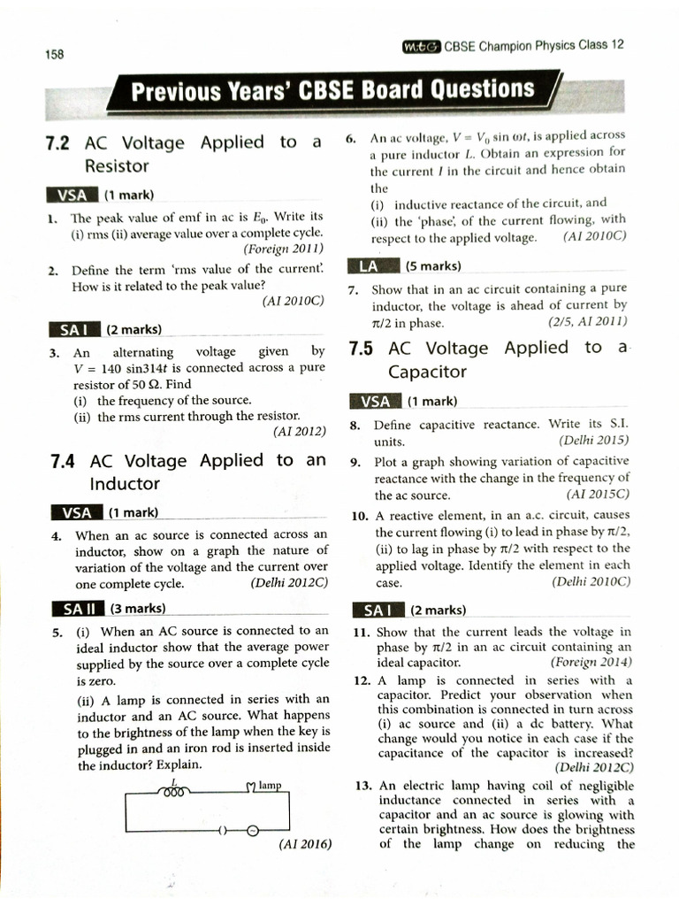 Chapter 7 (Previous Papers) | PDF