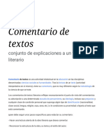 Comentario de Textos - Wikipedia, La Enciclopedia Libre