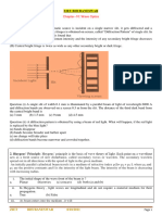 Physics Xii CH 10 Case Study Wave Optics