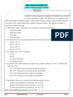 Physics XII CH 1 CASE STUDY Electric Charges and Fields